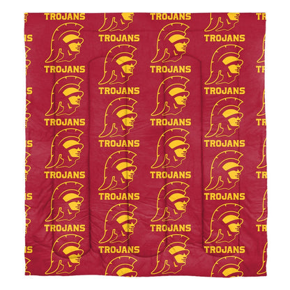 NCAA Rotary 7-piece Full Bed-in-a-Bag Set