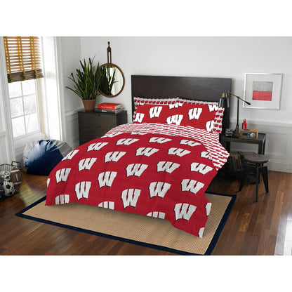 NCAA Rotary 7-piece Full Bed-in-a-Bag Set