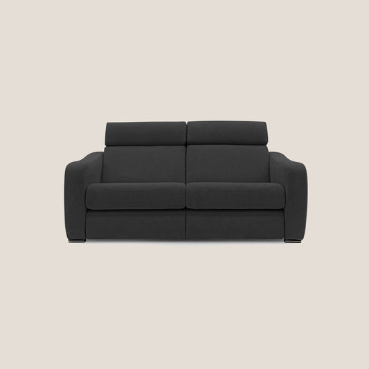 Gummy Divano con meccanismo relax elettrico nero