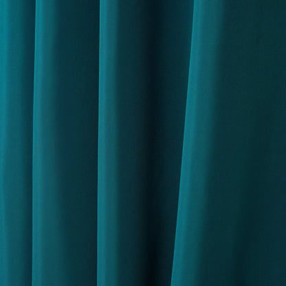 NICOLE MILLER NEW YORK Canvas Indoor/Outdoor Grommet Top Curtain Panel Pair