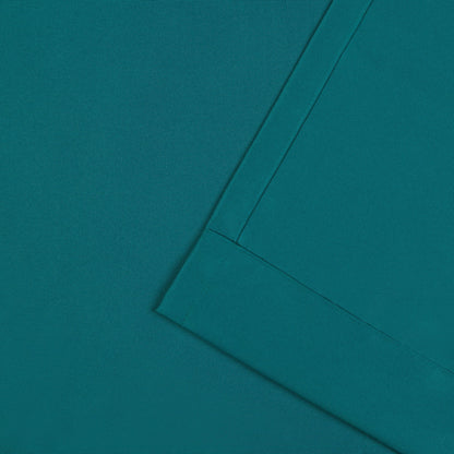 NICOLE MILLER NEW YORK Canvas Indoor/Outdoor Grommet Top Curtain Panel Pair