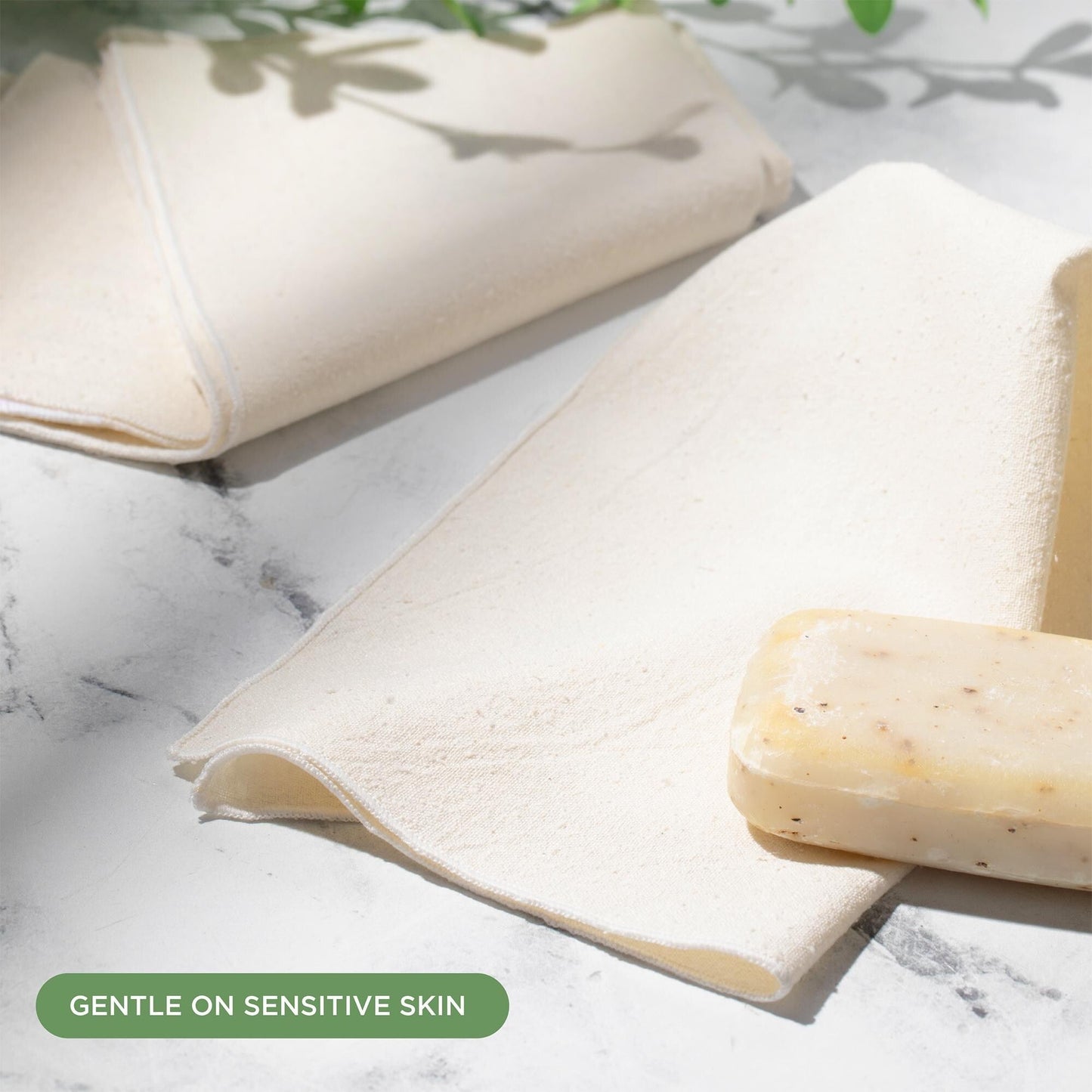 NIGHT Silk Exfoliating Washcloth 2 Piece Set