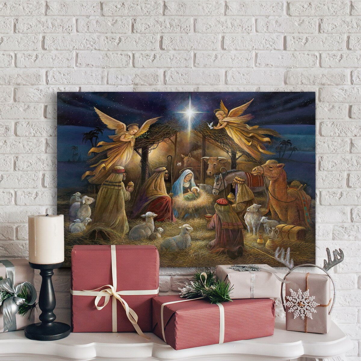 Nativity-Premium Gallery Wrapped Canvas - Ready to Hang