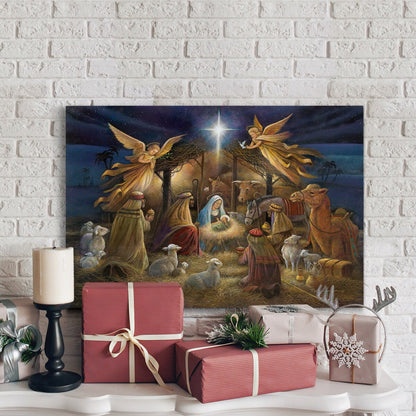 Nativity-Premium Gallery Wrapped Canvas - Ready to Hang