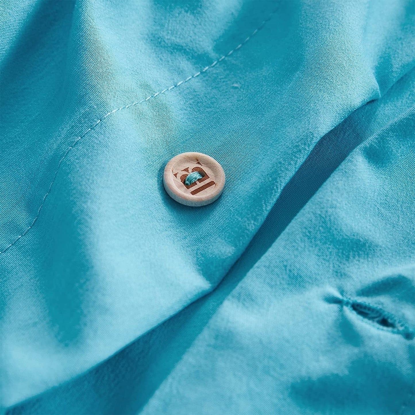 Natural Loft King Solid Duvet Cover Set