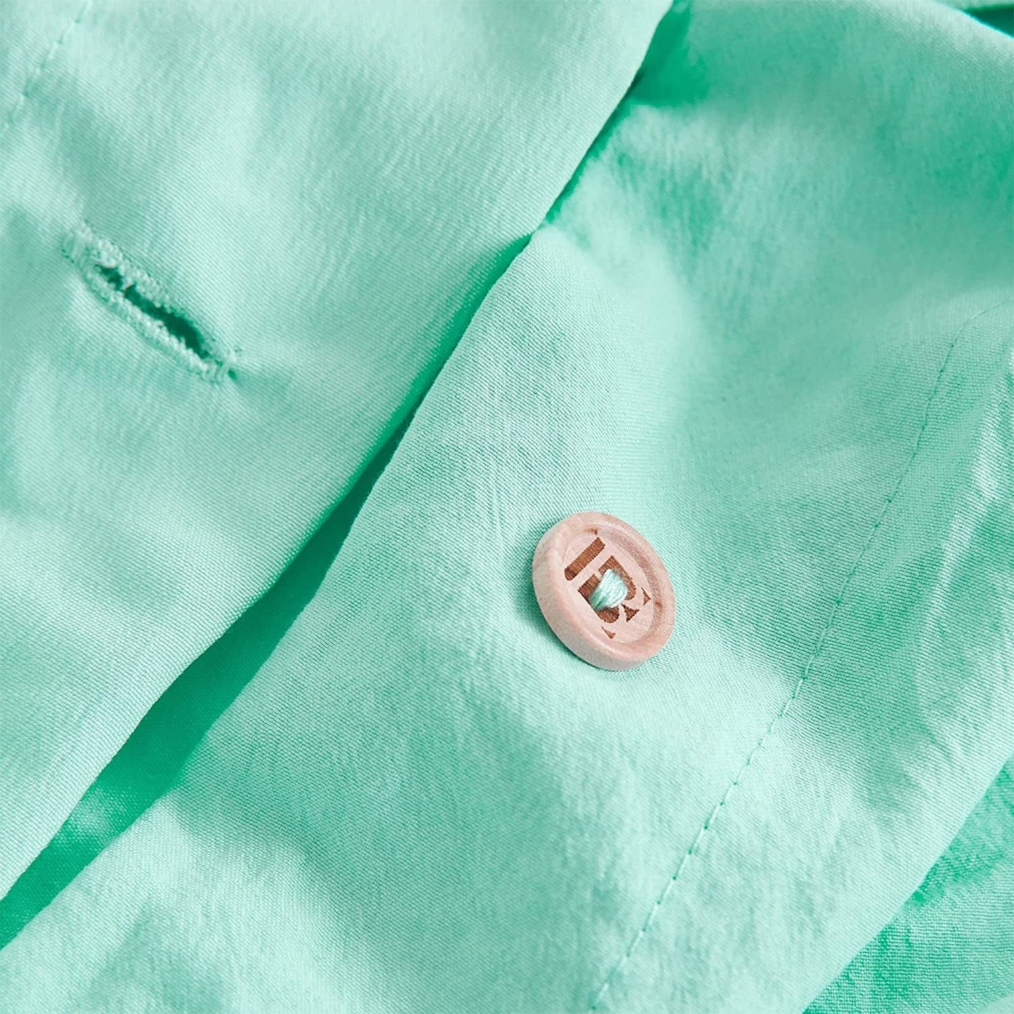 Natural Loft King Solid Duvet Cover Set