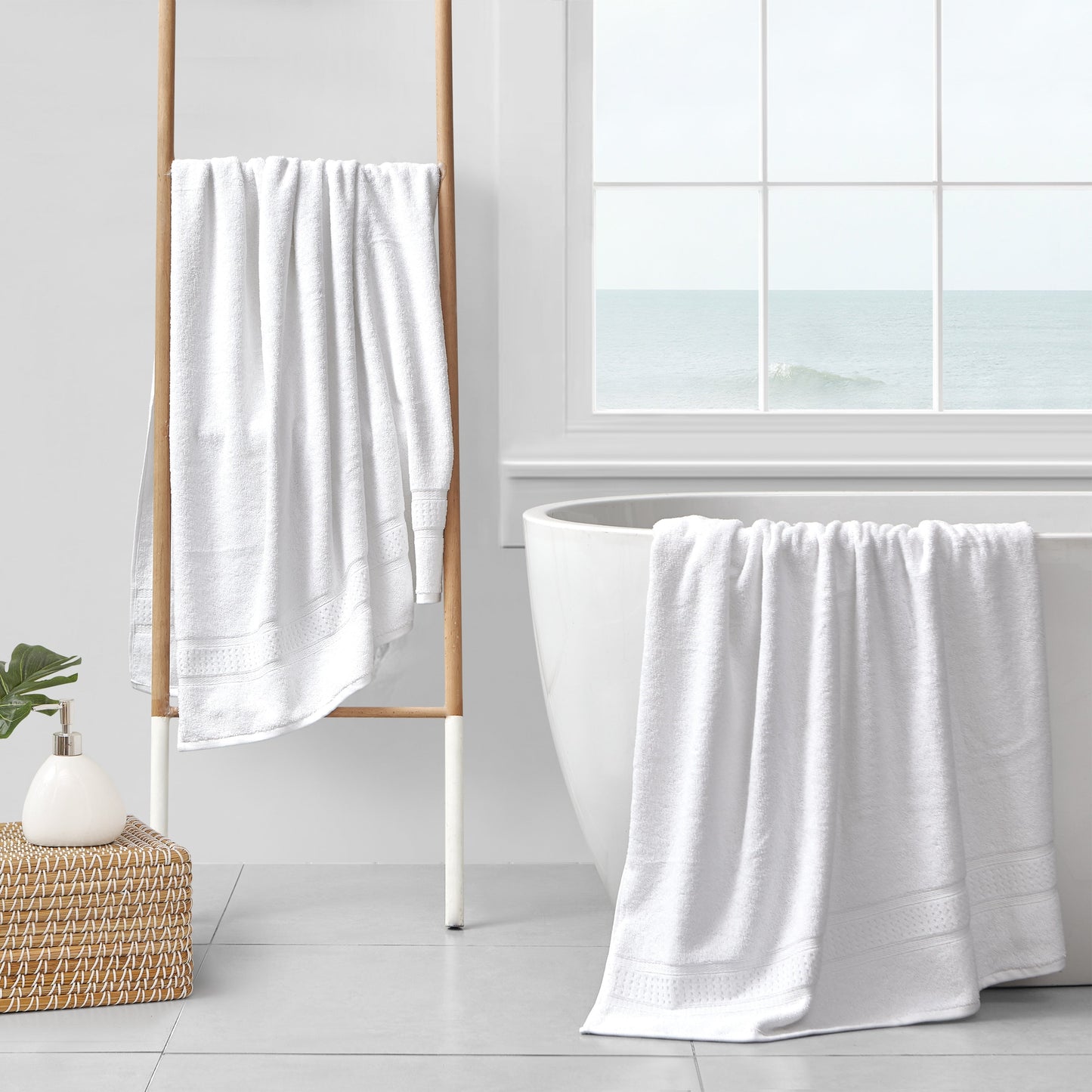 Nautica Oceane Solid Wellness Towel Collection