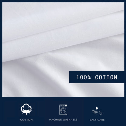 Nautica Percale Cotton Fully Elastic Fitted Sheet