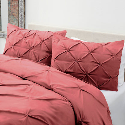 Nestl Pinch Pleat 3-piece Duvet Cover Set