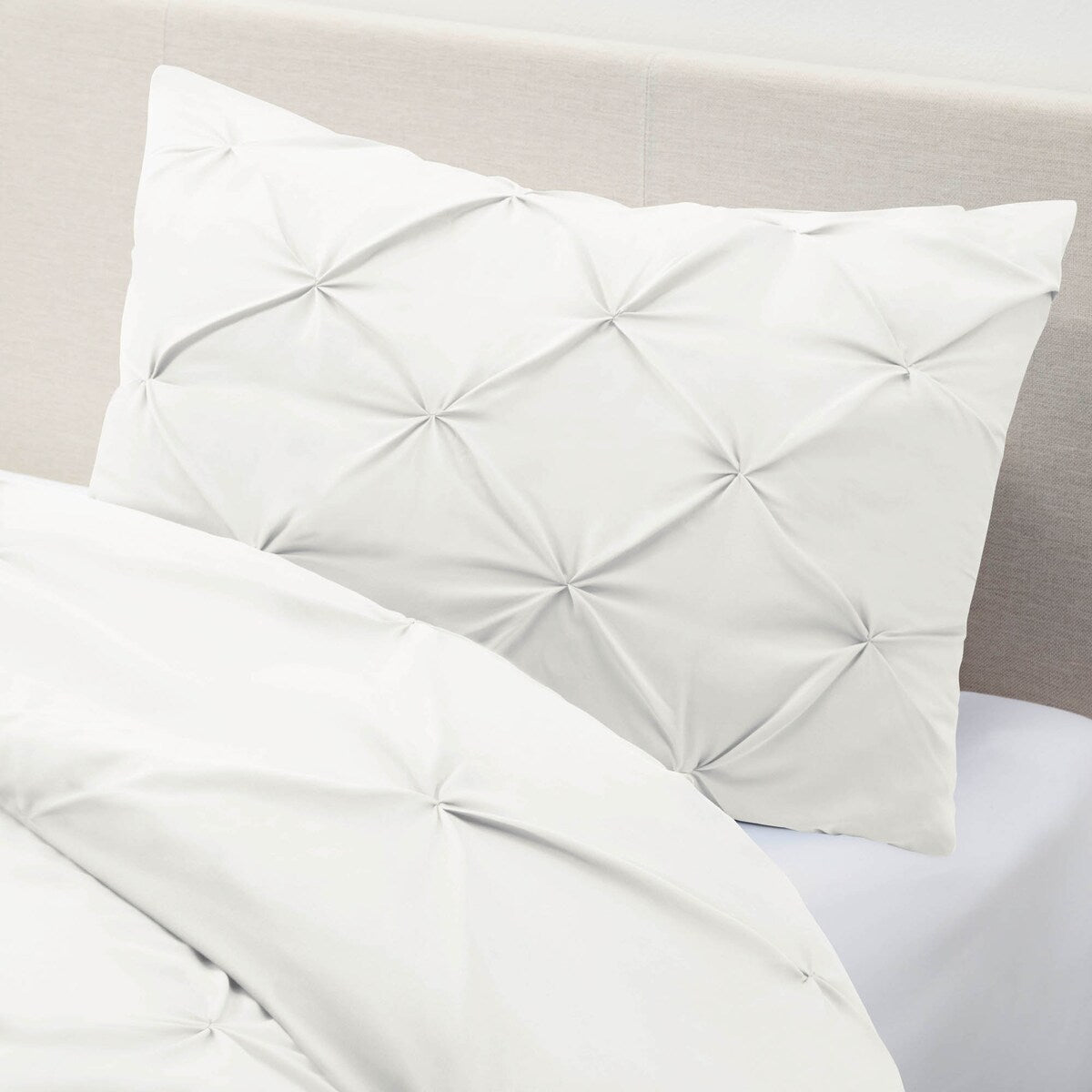 Nestl Pinch Pleat 3-piece Duvet Cover Set