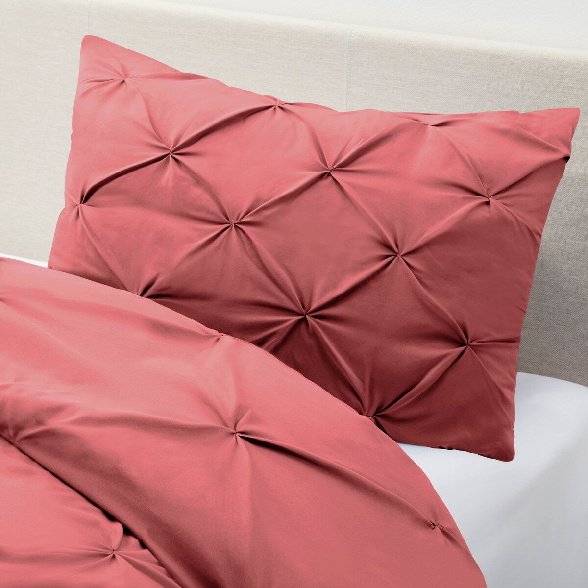 Nestl Pinch Pleat 3-piece Duvet Cover Set