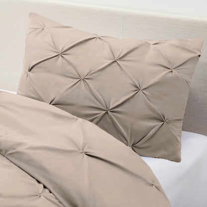 Nestl Pinch Pleat 3-piece Duvet Cover Set