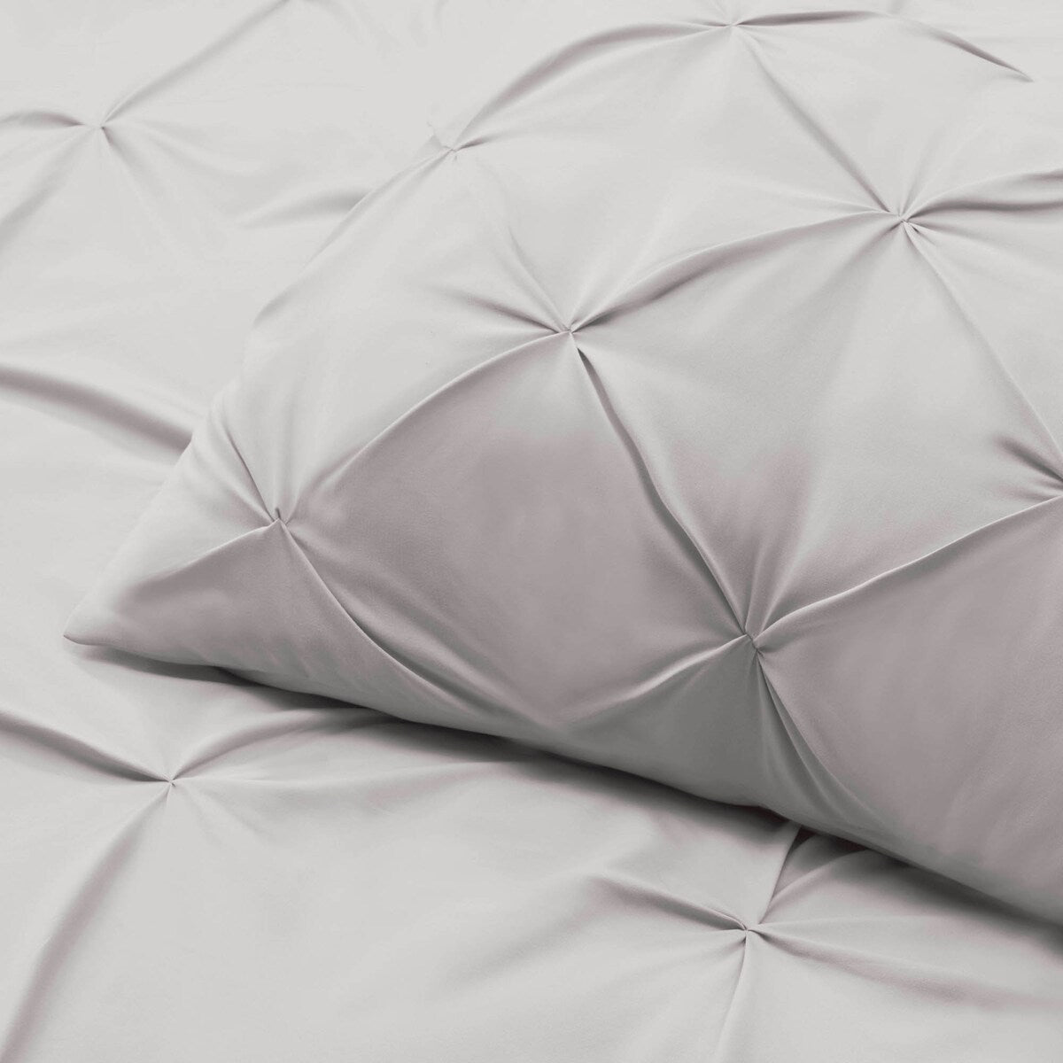 Nestl Pinch Pleat 3-piece Duvet Cover Set