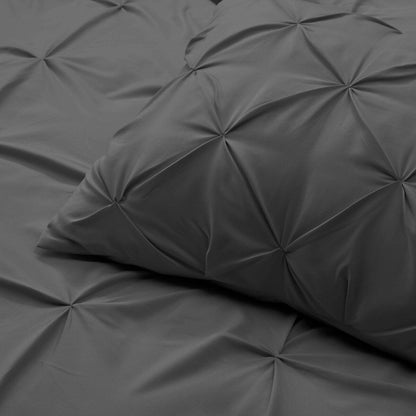 Nestl Pinch Pleat 3-piece Duvet Cover Set