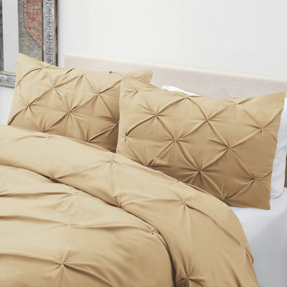 Nestl Pinch Pleat 3-piece Duvet Cover Set