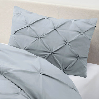 Nestl Pinch Pleat 3-piece Duvet Cover Set
