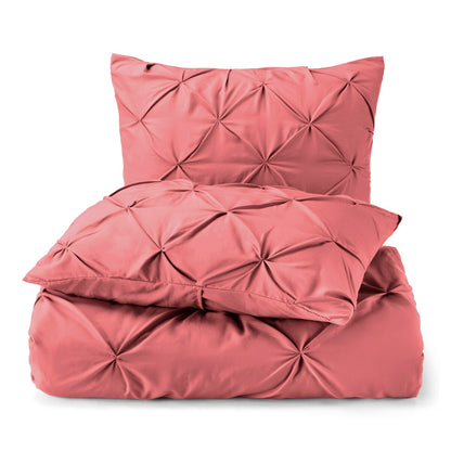 Nestl Pinch Pleat 3-piece Duvet Cover Set