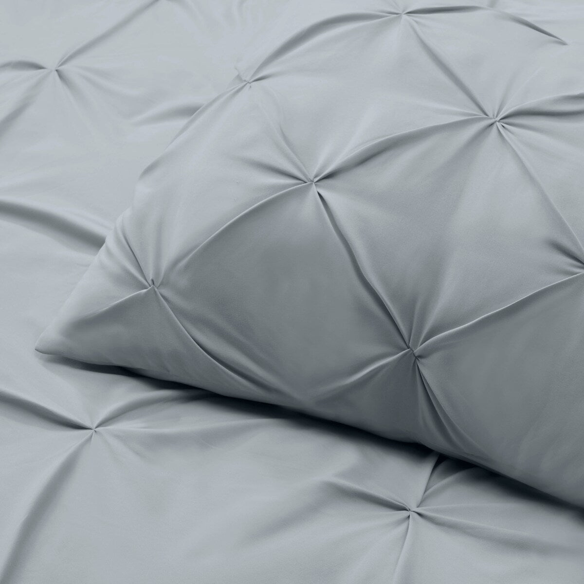 Nestl Pinch Pleat 3-piece Duvet Cover Set