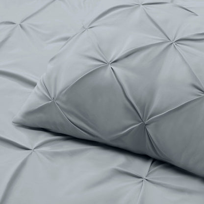 Nestl Pinch Pleat 3-piece Duvet Cover Set