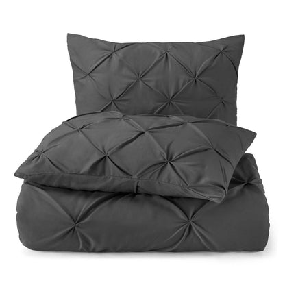 Nestl Pinch Pleat 3-piece Duvet Cover Set