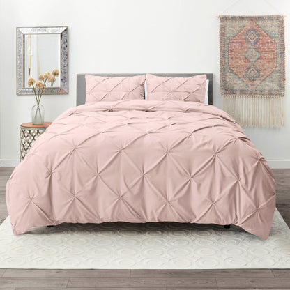 Nestl Pinch Pleat 3-piece Duvet Cover Set