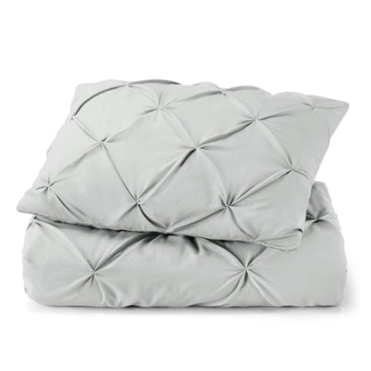 Nestl Pinch Pleat 3-piece Duvet Cover Set