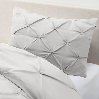 Nestl Pinch Pleat 3-piece Duvet Cover Set