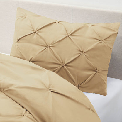 Nestl Pinch Pleat 3-piece Duvet Cover Set