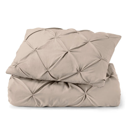 Nestl Pinch Pleat 3-piece Duvet Cover Set