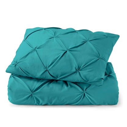 Nestl Pinch Pleat 3-piece Duvet Cover Set