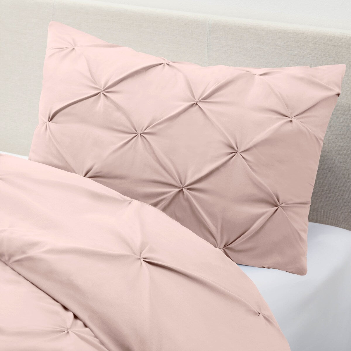 Nestl Pinch Pleat 3-piece Duvet Cover Set