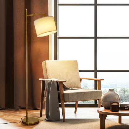 Netin 66 Dimmable LED Arched Floor Lamp with Remote - N/A