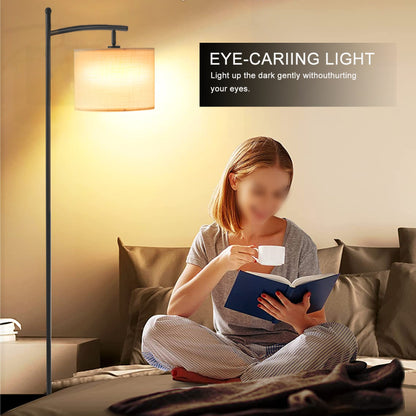 Netin 66 Arched Floor Lamp with Remote and Able to Rotate Lamp Shade