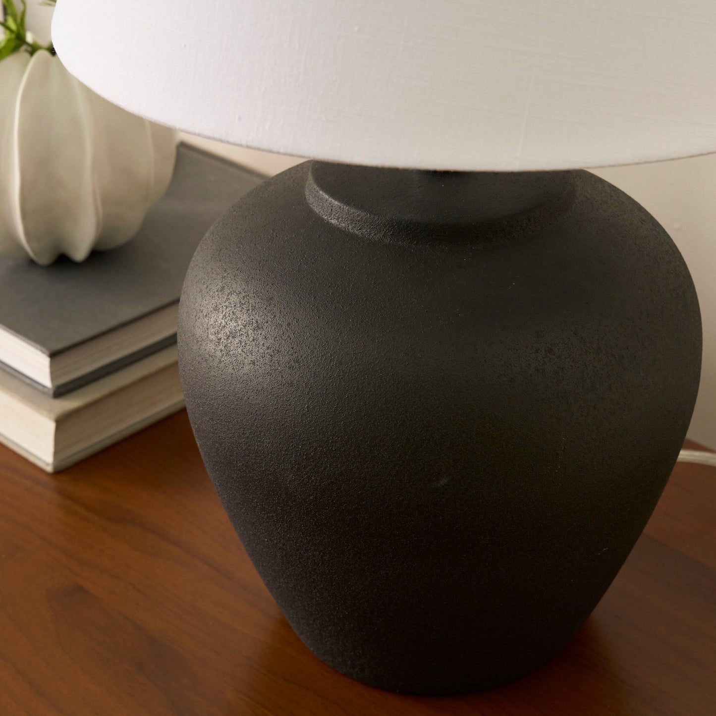 Nourison 20 Rustic Ceramic Pot Table Lamp