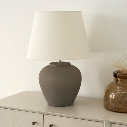 Nourison 20 Rustic Ceramic Pot Table Lamp