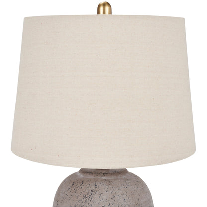 Nourison 23 Unglazed Ceramic Jar Table Lamp