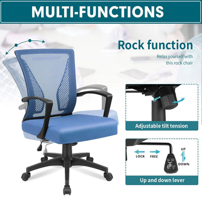 Homall Office Chair Mesh Chair Ergonomic Desk Chair with Lumbar Support