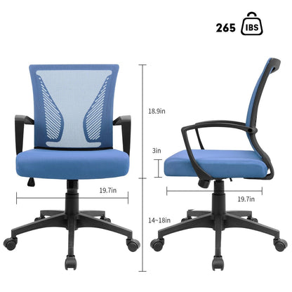 Homall Office Chair Mesh Chair Ergonomic Desk Chair with Lumbar Support