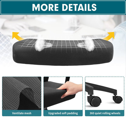 Homall Office Chair Mesh Chair Ergonomic Desk Chair with Lumbar Support