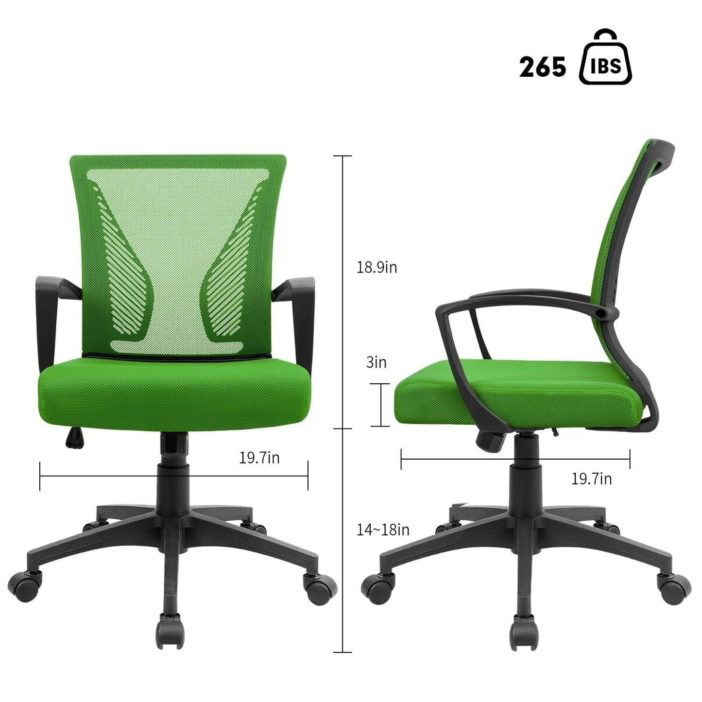 Homall Office Chair Mesh Chair Ergonomic Desk Chair with Lumbar Support