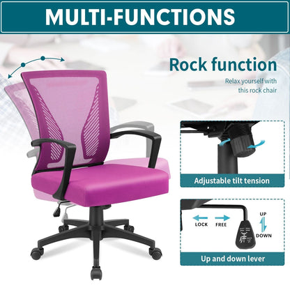 Homall Office Chair Mesh Chair Ergonomic Desk Chair with Lumbar Support