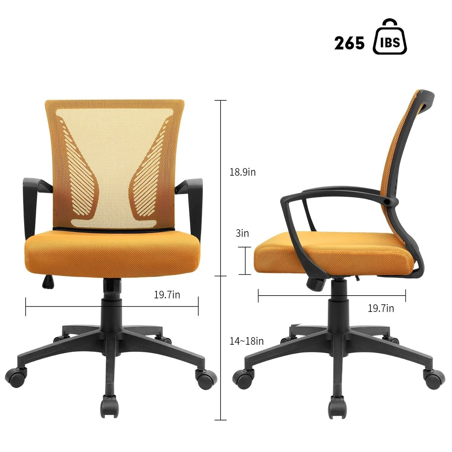 Homall Office Chair Mesh Chair Ergonomic Desk Chair with Lumbar Support