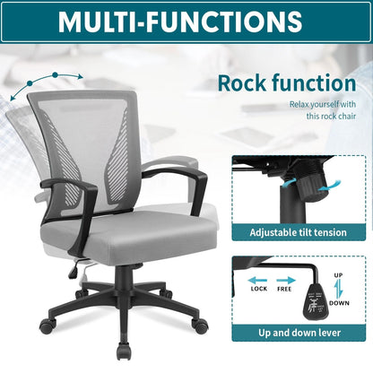 Homall Office Chair Mesh Chair Ergonomic Desk Chair with Lumbar Support