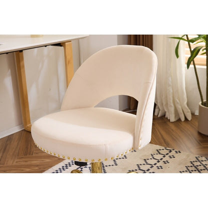 Office Chair Velvet Desk Chair Swivel Armchair Cute Modern Fabric Home Office Desk Chairs with Wheels