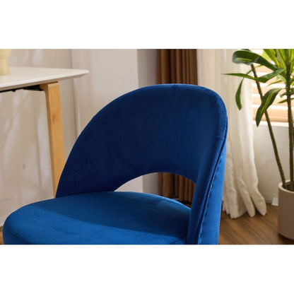 Office Chair Velvet Desk Chair Swivel Armchair Cute Modern Fabric Home Office Desk Chairs with Wheels