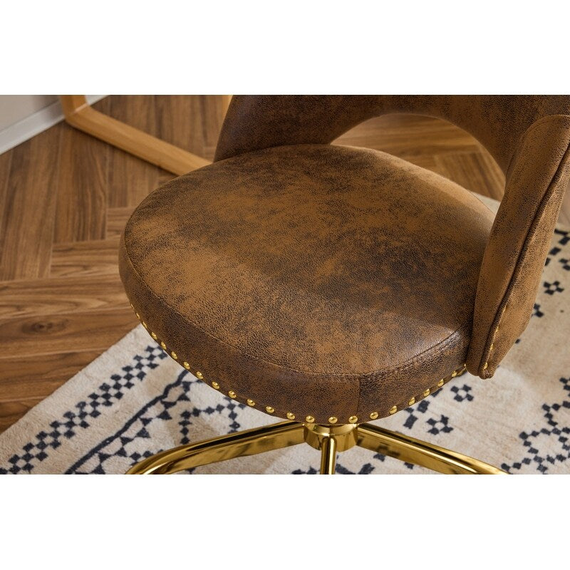 Office Chair Velvet Desk Chair Swivel Armchair Cute Modern Fabric Home Office Desk Chairs with Wheels