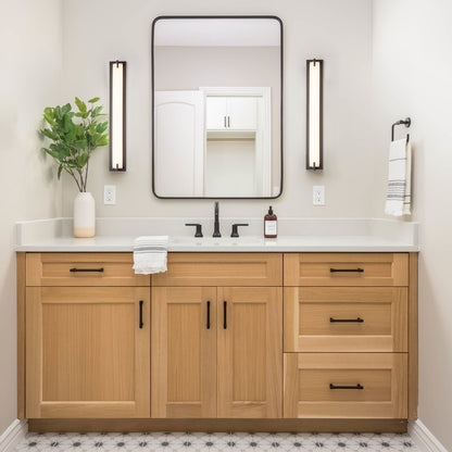 C Cattleya Oil-rubbed Bronze Integrated LED Vanity Light Indoor Wall Sconce with Acrylic Shade - Oil-rubbed Bronze