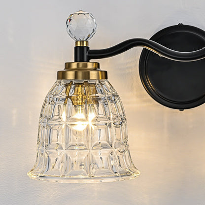 Ora Modern Dimmable Black Gold Bathroom Vanity Lights