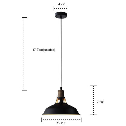 Carbon Loft Kamari Industrial Mini Metal Pendant Light