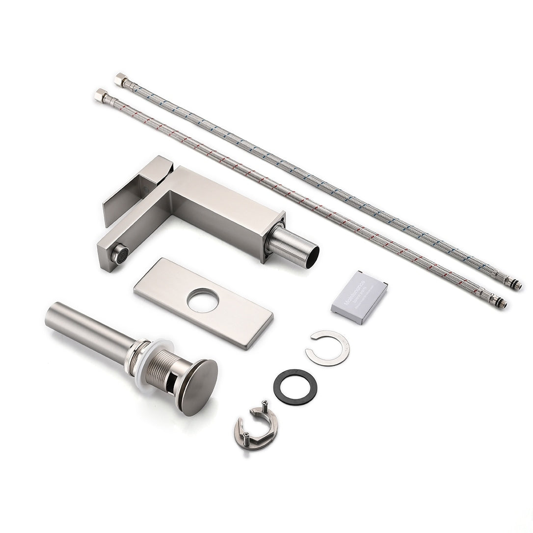 PROOX Single Bathroom Sink Faucet with Drain Assembly